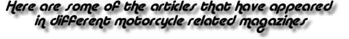 Magazine Articles